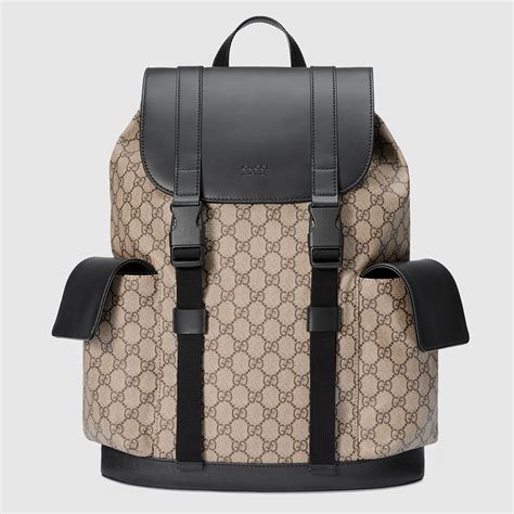 mens gucci rucksack|gucci knapsack bag.